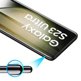 Galaxy S24 Ultra Zore Hizalama Aparatlı Estek Easy Body Ekran Koruyucu Siyah