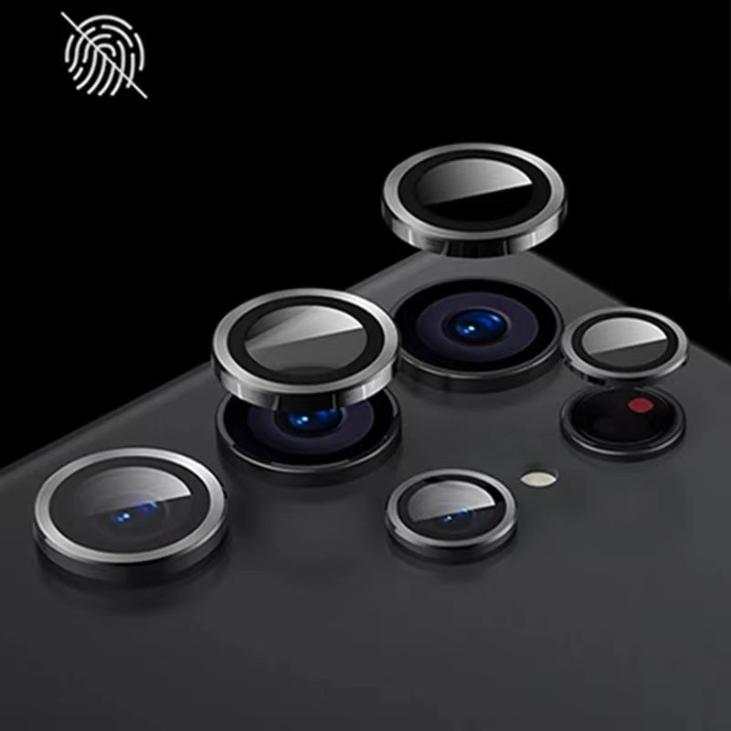 Galaxy S24 Ultra Zore Kamera Lens Koruyucu Cam Filmi Titanyum