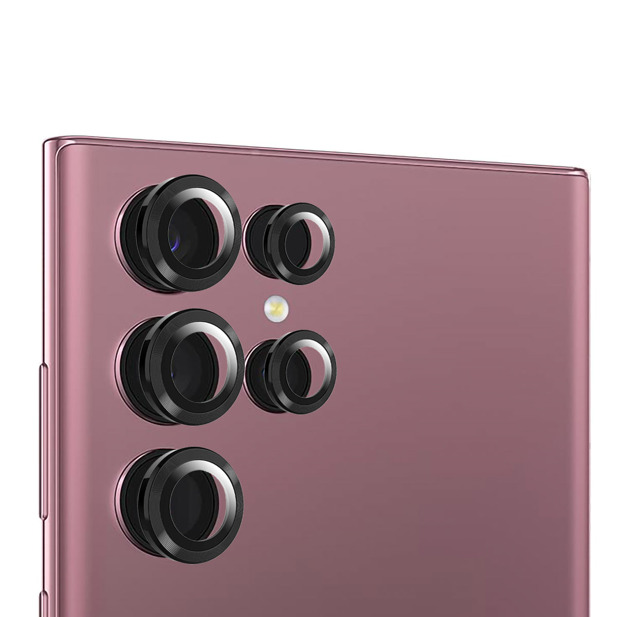 Galaxy S24 Ultra Zore Kamera Lens Koruyucu Cam Filmi Gümüş