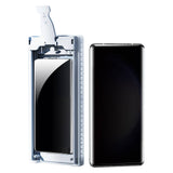 Galaxy S24 Ultra Zore Uygulama Aparatlı 6in1 Easy Body Privacy Ekran Koruyucu Siyah