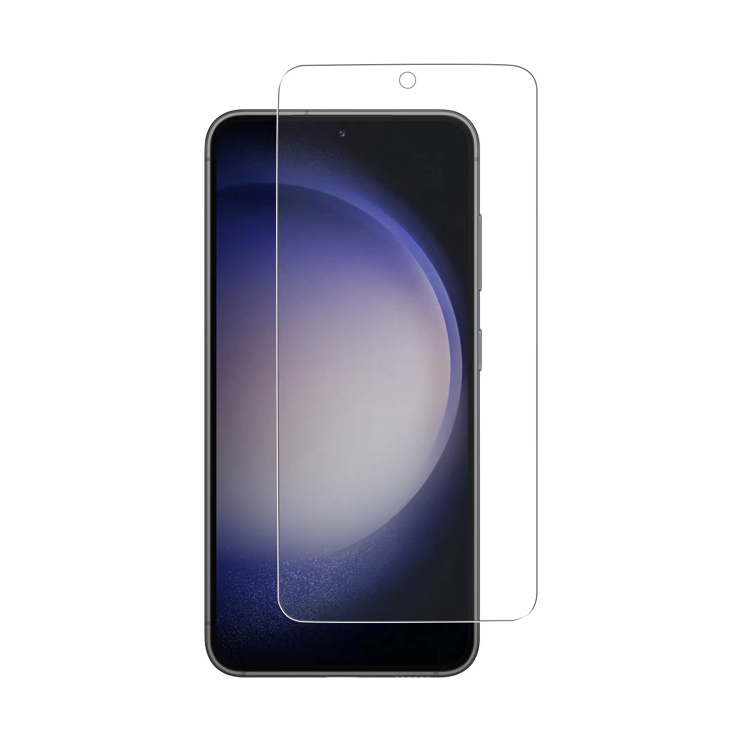 Galaxy S24 Zore 3D Vov Curve Glass Ekran Koruyucu Siyah
