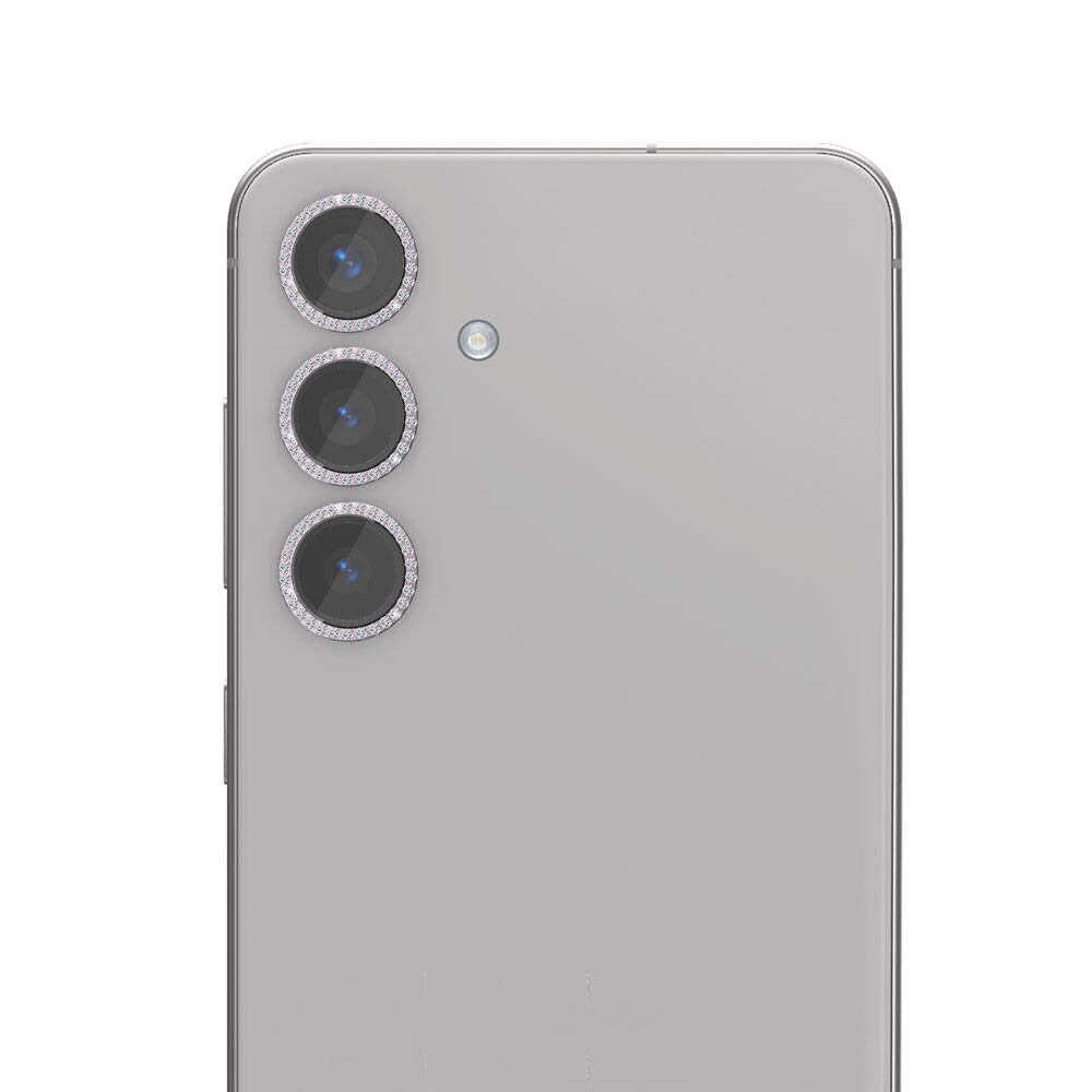 Galaxy S24 Zore Diamond Kamera Lens Koruyucu Cam Filmi Sarı