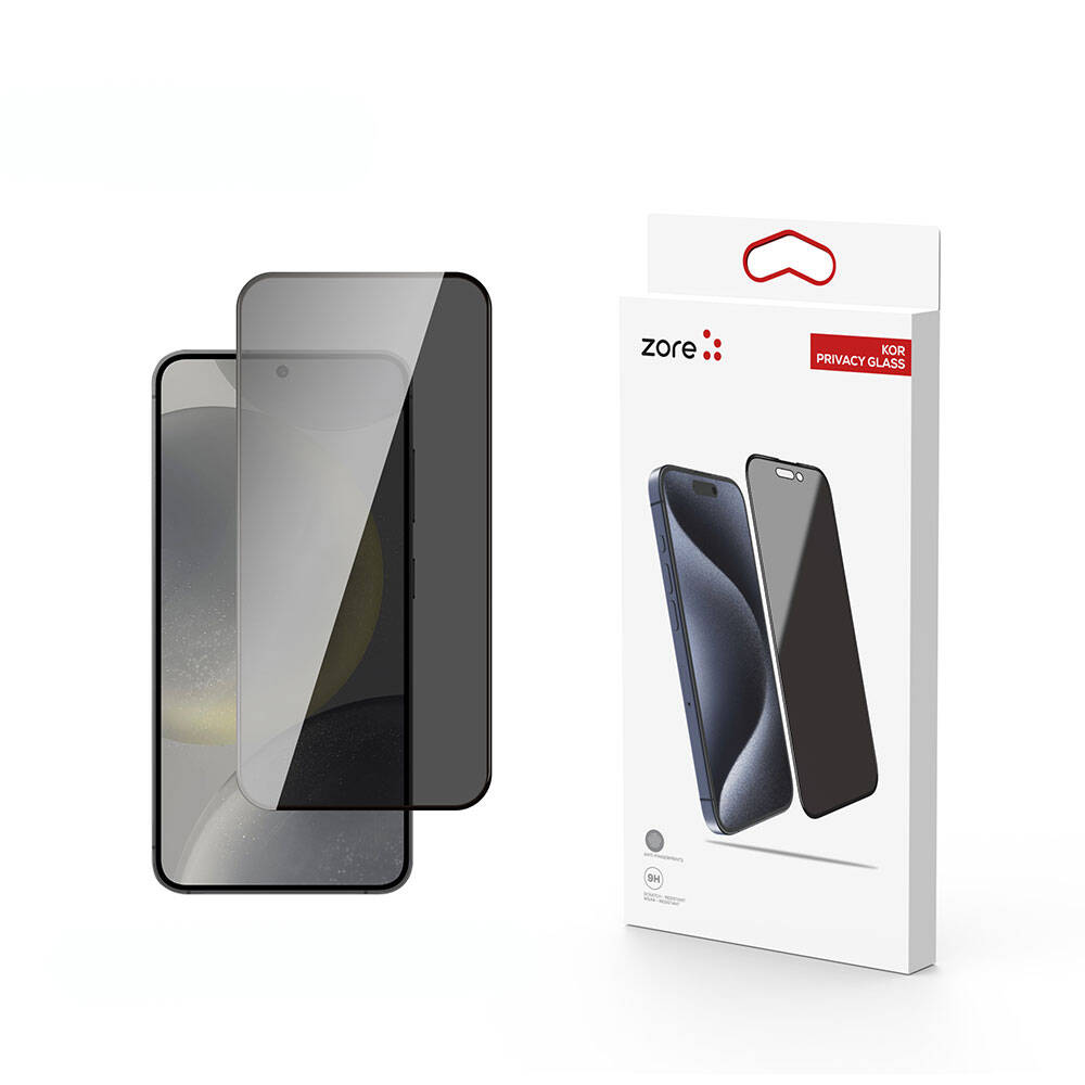 Galaxy S24 Zore Kor Privacy Cam Ekran Koruyucu Siyah