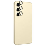 Galaxy S24 Zore Titanium Premium Temperli Kamera Lens Koruyucu Sarı