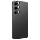 Galaxy S24 Zore Titanium Premium Temperli Kamera Lens Koruyucu Siyah
