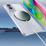 Galaxy S25 Edge Kılıf Airbagli Takılabilir Askı Aparatlı Zore Snap Silikon Kapak Şeffaf
