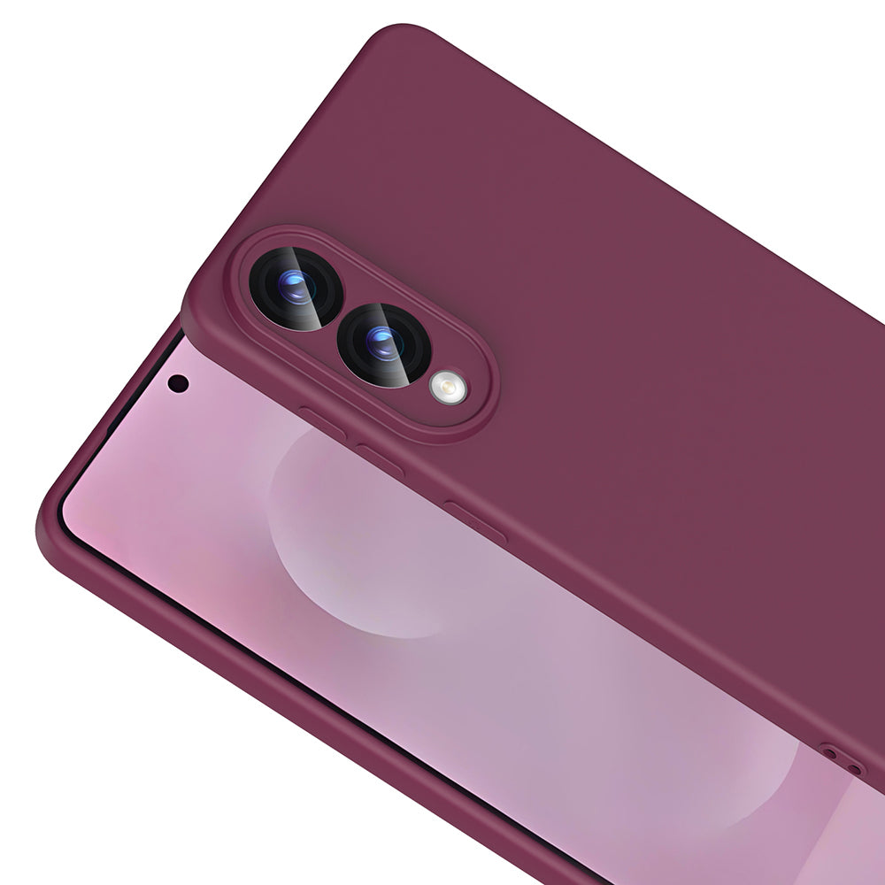 Galaxy S25 Edge Kılıf Zore Mara Lansman Kapak Lila