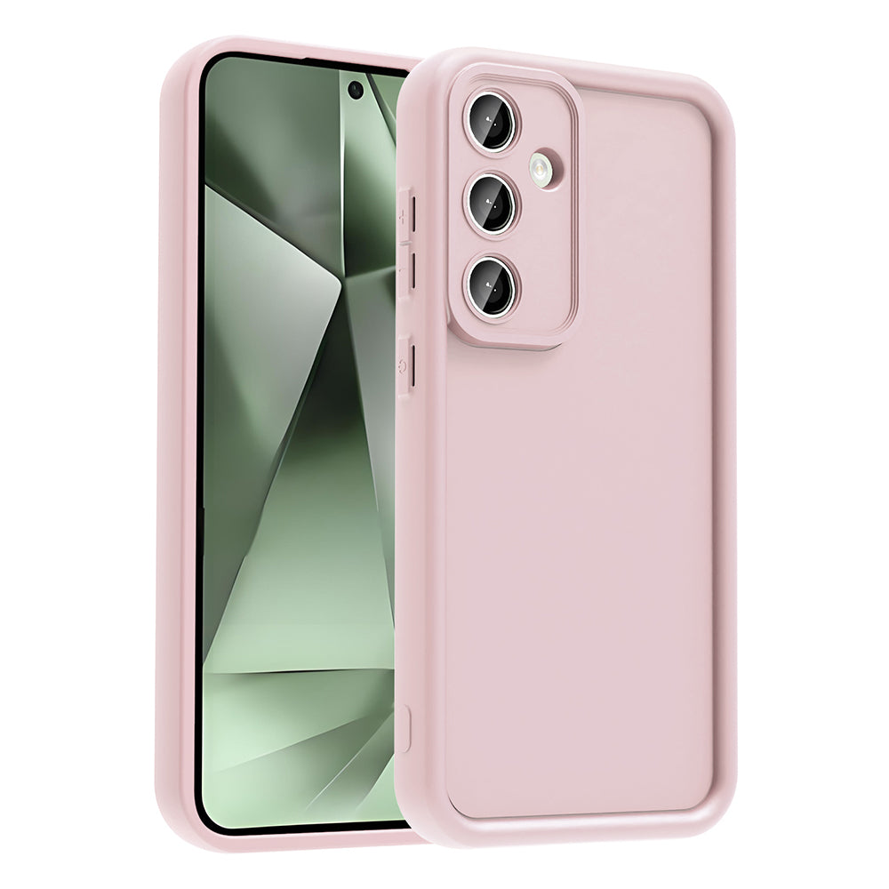 Galaxy S25 FE Kılıf Kamera Korumalı Ananas Kapak Pembe