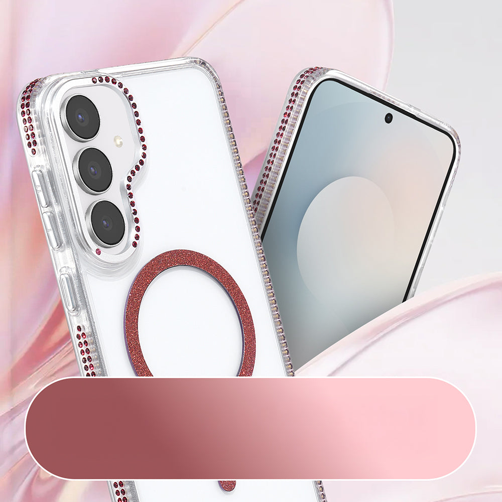 Samsung Galaxy S25 FE M-safe Şarj Özellikli Tera Silikon Kılıf Şeffaf