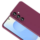 Galaxy S25 FE Kılıf Zore Mara Lansman Kapak Açık Pembe
