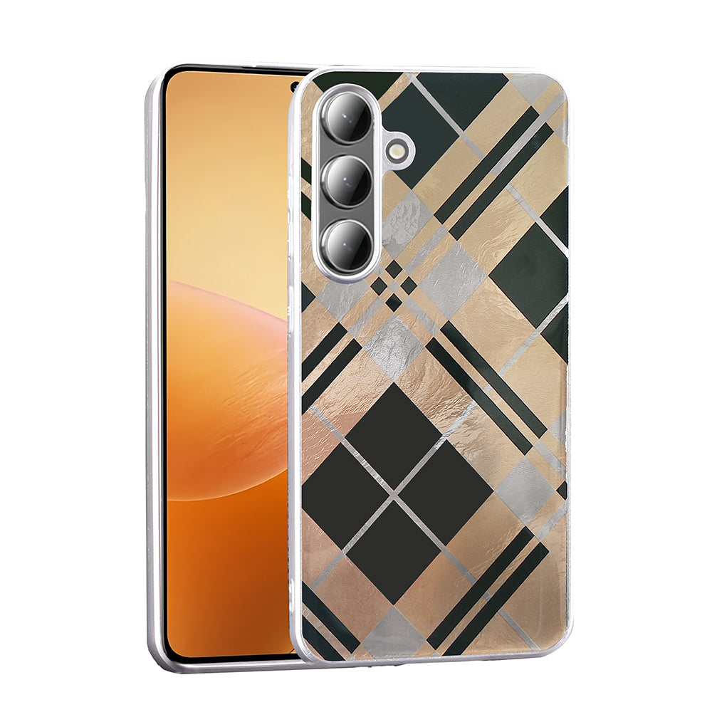 Galaxy S25 Kılıf Desenli Zore Mep Kapak Geometrik