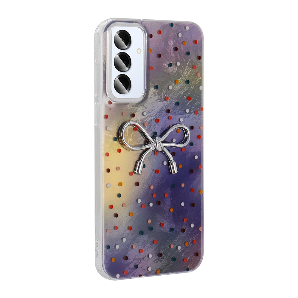 Galaxy S25 Kılıf Kamera Korumalı Figürlü Zore Ponti Silikon Kapak Açık Pembe