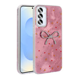 Galaxy S25 Kılıf Kamera Korumalı Figürlü Zore Ponti Silikon Kapak Açık Pembe