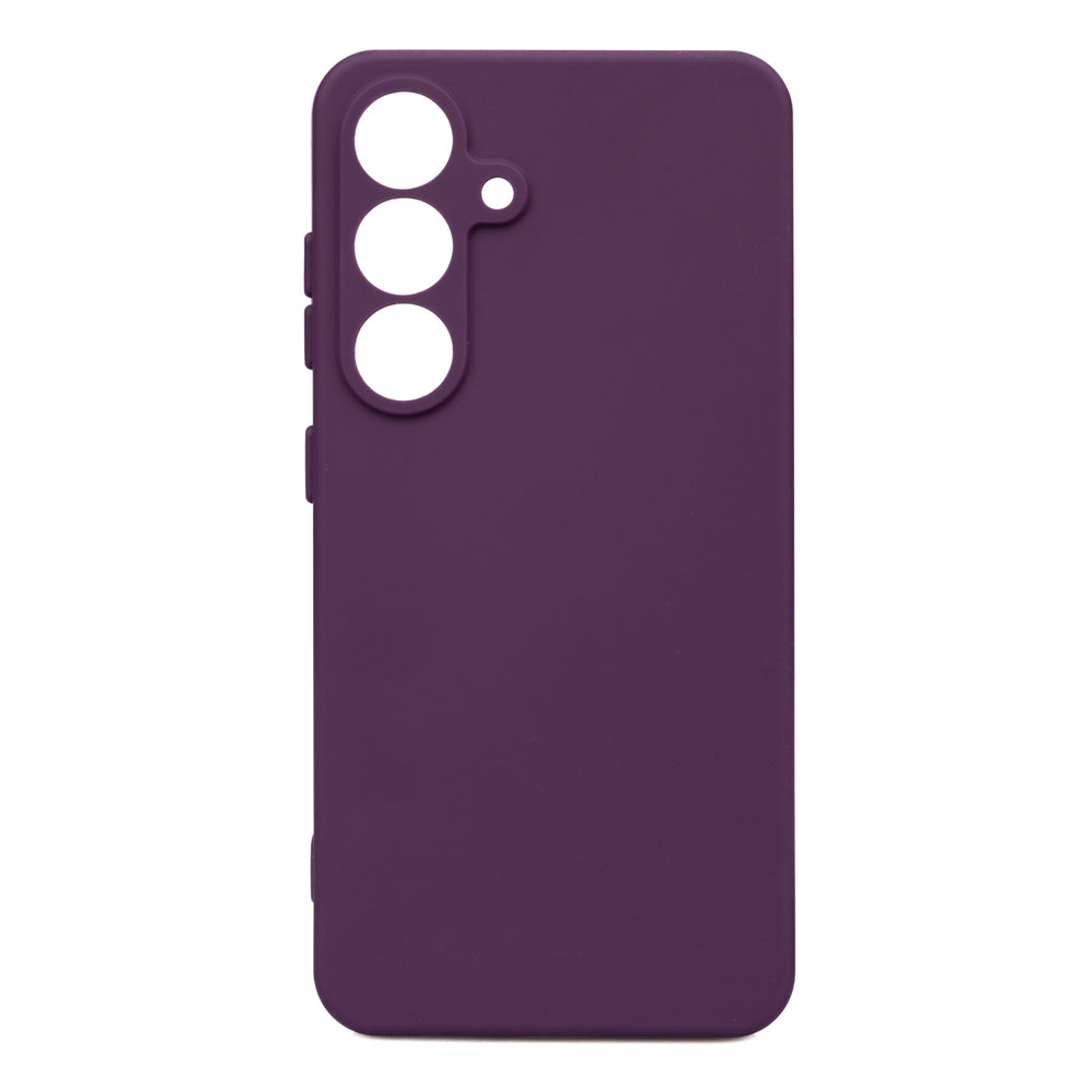 Galaxy S25 Kılıf Zore Biye Silikon Mor