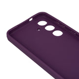 Galaxy S25 Kılıf Zore Biye Silikon Mor
