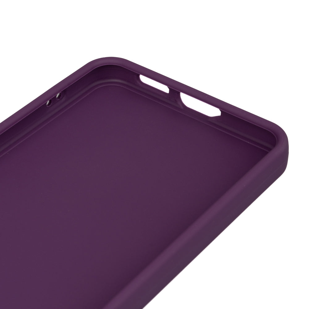 Galaxy S25 Kılıf Zore Biye Silikon Mor