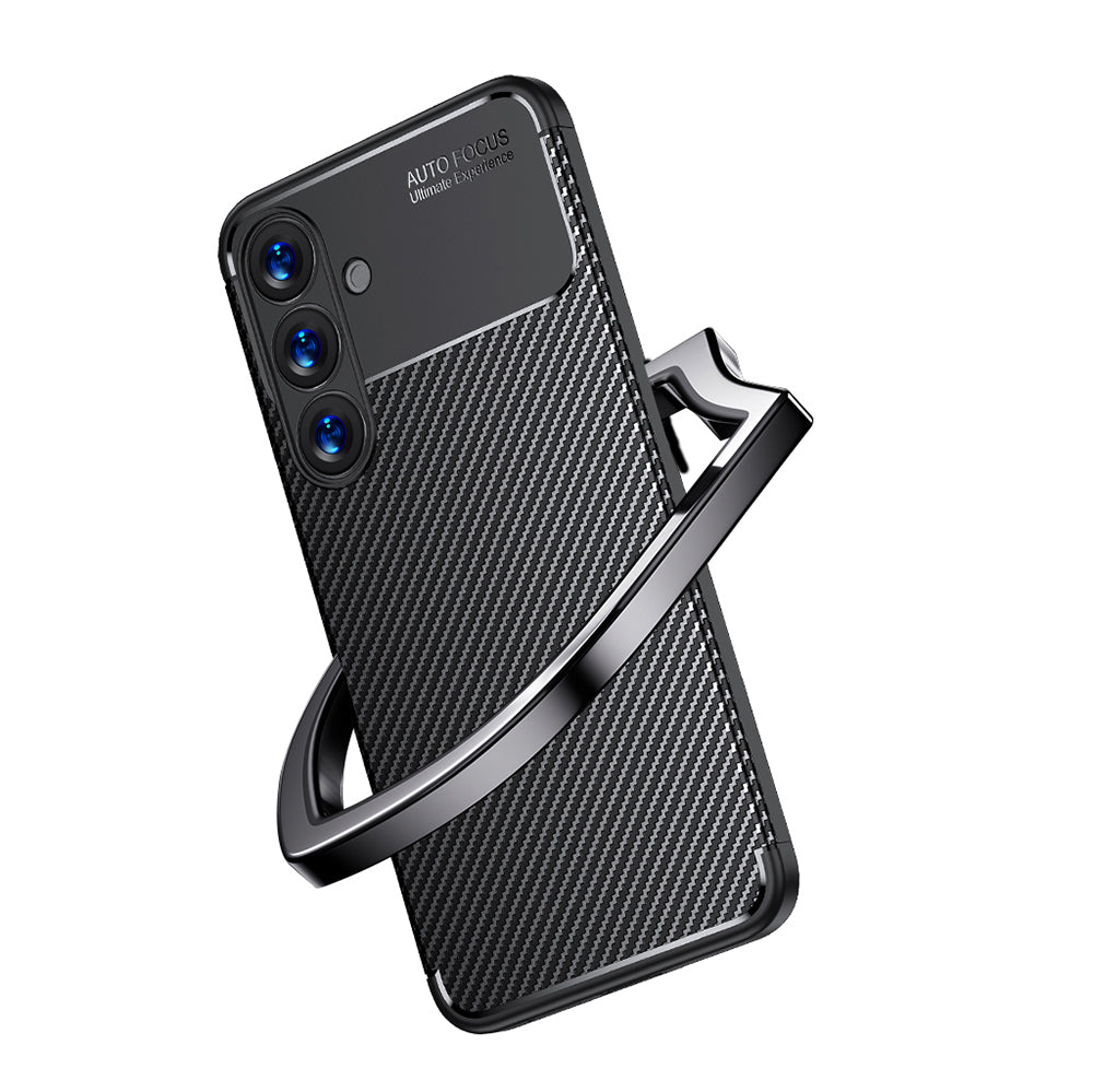 Galaxy S25 Kılıf Zore Negro Silikon Kapak Siyah