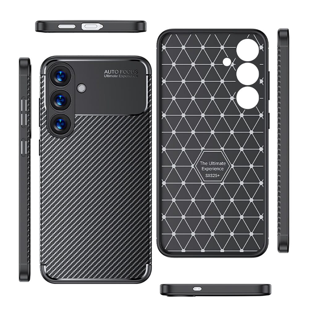 Galaxy S25 Kılıf Zore Negro Silikon Kapak Siyah