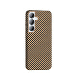 Galaxy S25 Plus Kılıf M-safe Şarj Özellikli Karbon Fiber Görünümlü Zore Gros Kapak Desert Titanyum