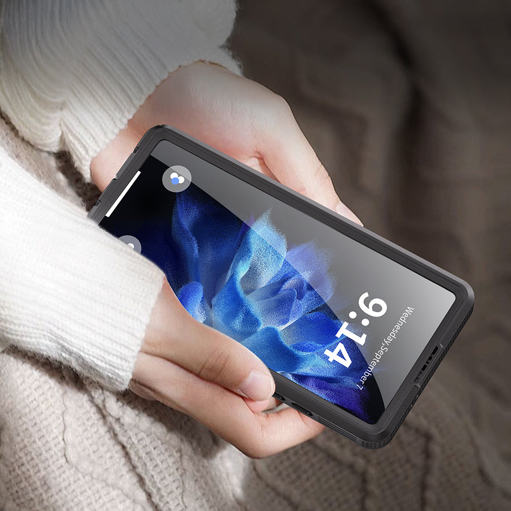 Galaxy S25 Ultra Kılıf 1-1 Su Geçirmez Kılıf Siyah