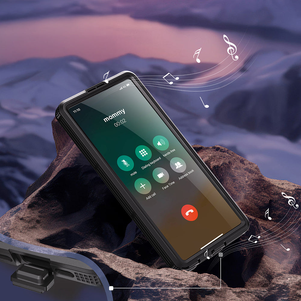 Galaxy S25 Ultra Kılıf 1-1 Su Geçirmez Kılıf Siyah