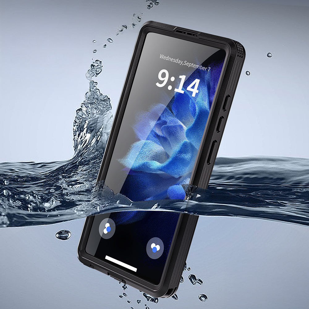 Galaxy S25 Ultra Kılıf 1-1 Su Geçirmez Kılıf Siyah