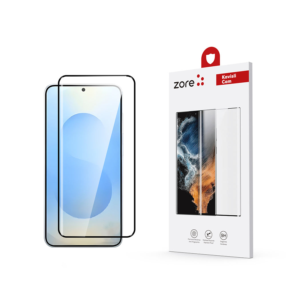 Galaxy S25 Zore Dias Cam Ekran Koruyucu Siyah