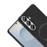 Samsung Galaxy S26 FE Kılıf M-Safe Şarj Özellikli Kamera Korumalı Elio Sert PC Kapak Siyah