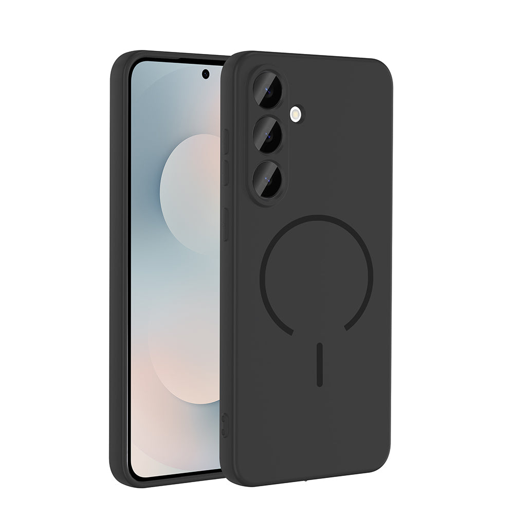 Galaxy S26 FE Kılıf M-safe Şarj Özellikli Zore Meta Kapak Siyah