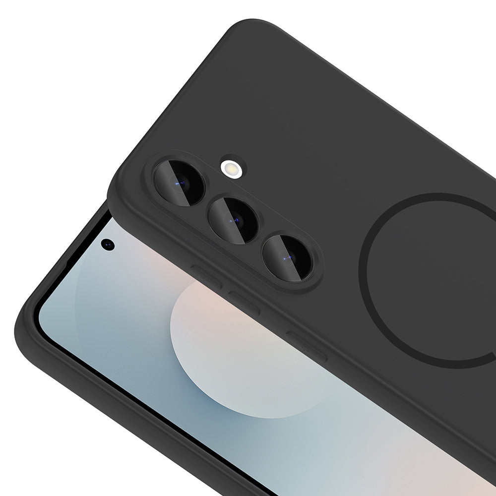 Galaxy S26 FE Kılıf M-safe Şarj Özellikli Zore Meta Kapak Siyah