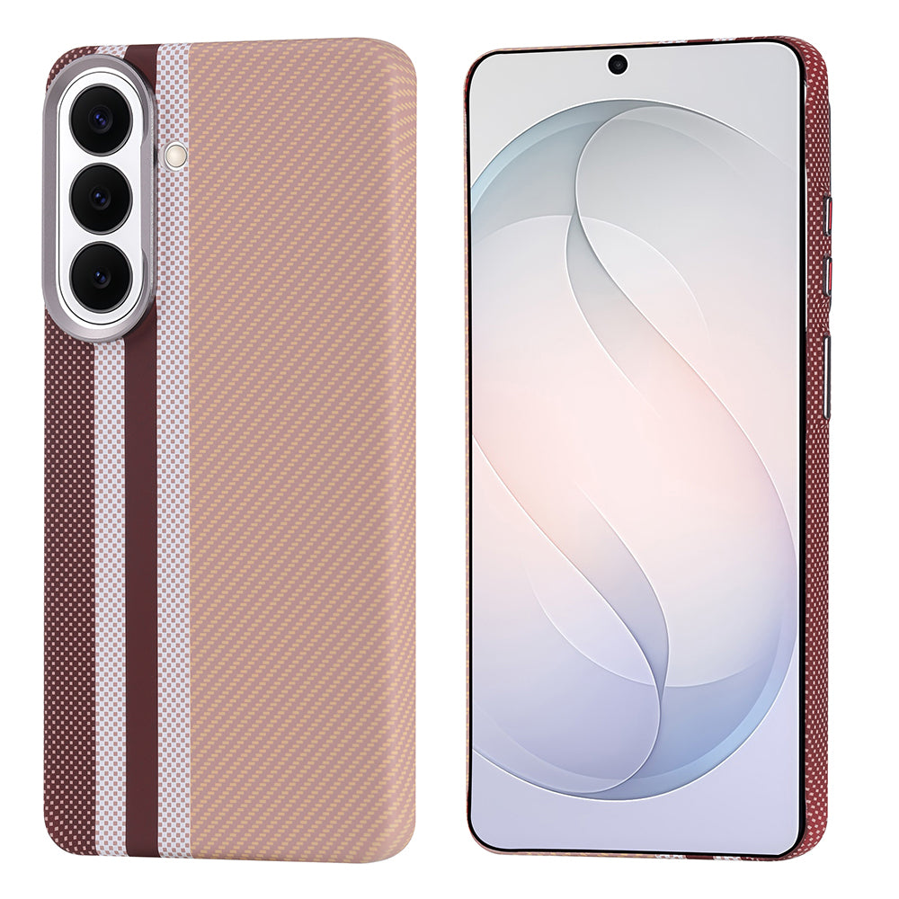 Galaxy S26 Kılıf M-safe Şarj Özellikli Karbon Fiber Görünümlü Zore Nekst Kapak Siyah