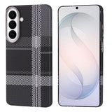 Galaxy S26 Kılıf M-safe Şarj Özellikli Karbon Fiber Görünümlü Zore Nekst Kapak Siyah-Gri