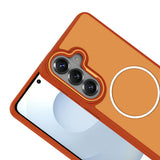 Galaxy S26 Plus Kılıf M-Safe Şarj Özellikli Metal Kamera Çerçeveli Sanremo Silikon Kapak Lacivert