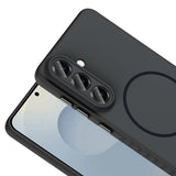 Galaxy S26 Plus Kılıf M-safe Şarj Özellikli Zore Tea Kapak Siyah