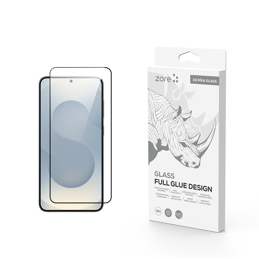 Galaxy S26 Plus Rika Premium Temperli Cam Ekran Koruyucu Şeffaf