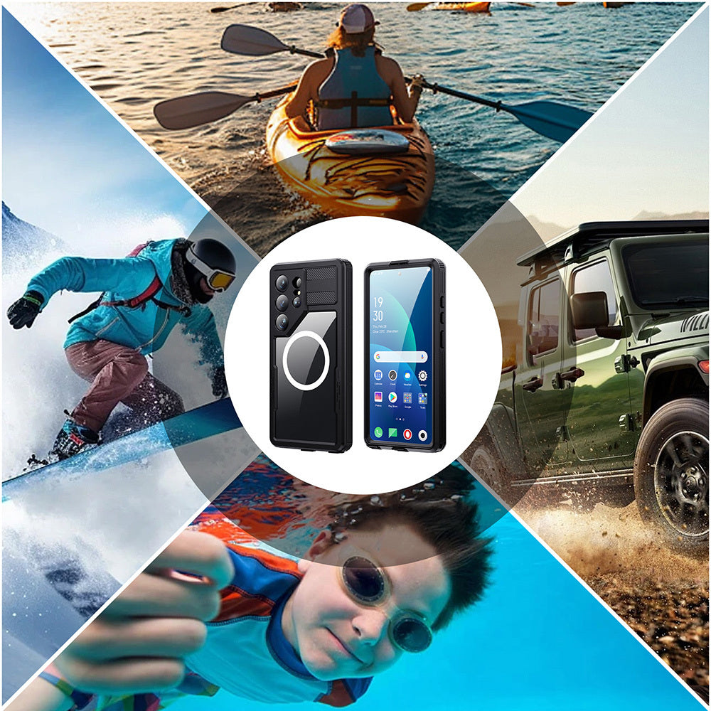 Galaxy S26 Ultra Kılıf 1-1 Su Geçirmez Kılıf Siyah