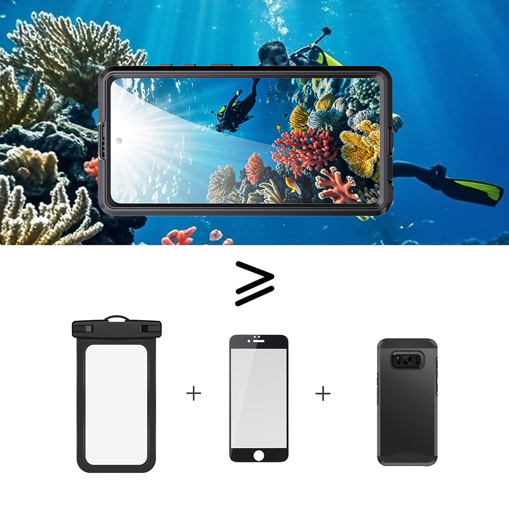 Galaxy S26 Ultra Kılıf 1-1 Su Geçirmez Kılıf Siyah