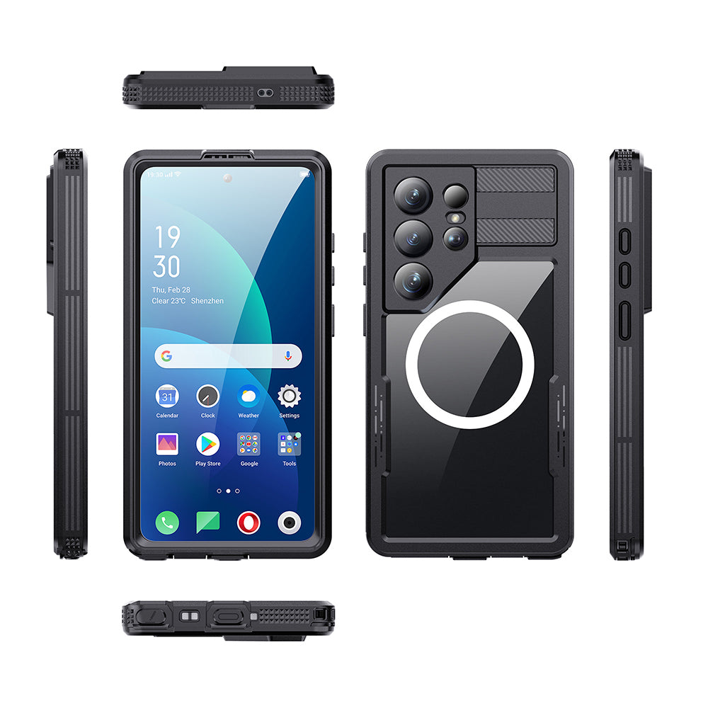 Galaxy S26 Ultra Kılıf 1-1 Su Geçirmez Kılıf Siyah