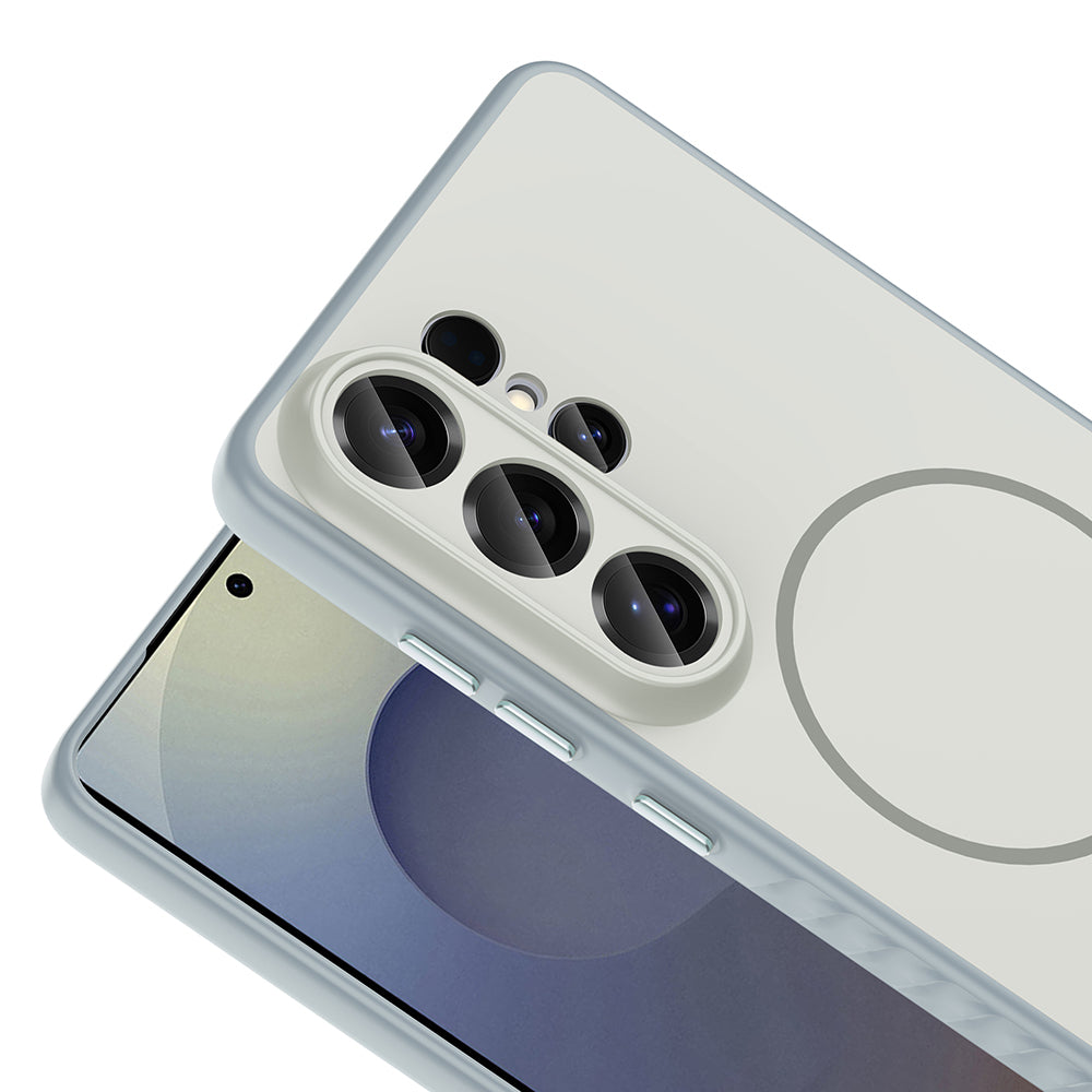 Galaxy S26 Ultra Kılıf M-safe Şarj Özellikli Zore Tea Kapak Siyah