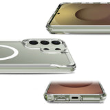 Galaxy S26 Ultra Kılıf Zore M-safe Şarj Özellikli T-Max M-safe Kapak Şeffaf