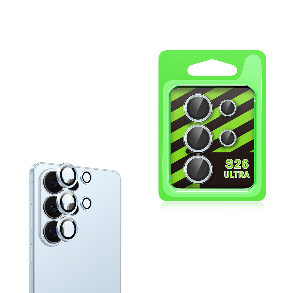 Galaxy S26 Ultra Zore CL-07 Kamera Lens Koruyucu Açık Mavi