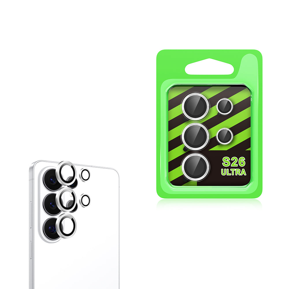 Galaxy S26 Ultra Zore CL-07 Kamera Lens Koruyucu Gümüş