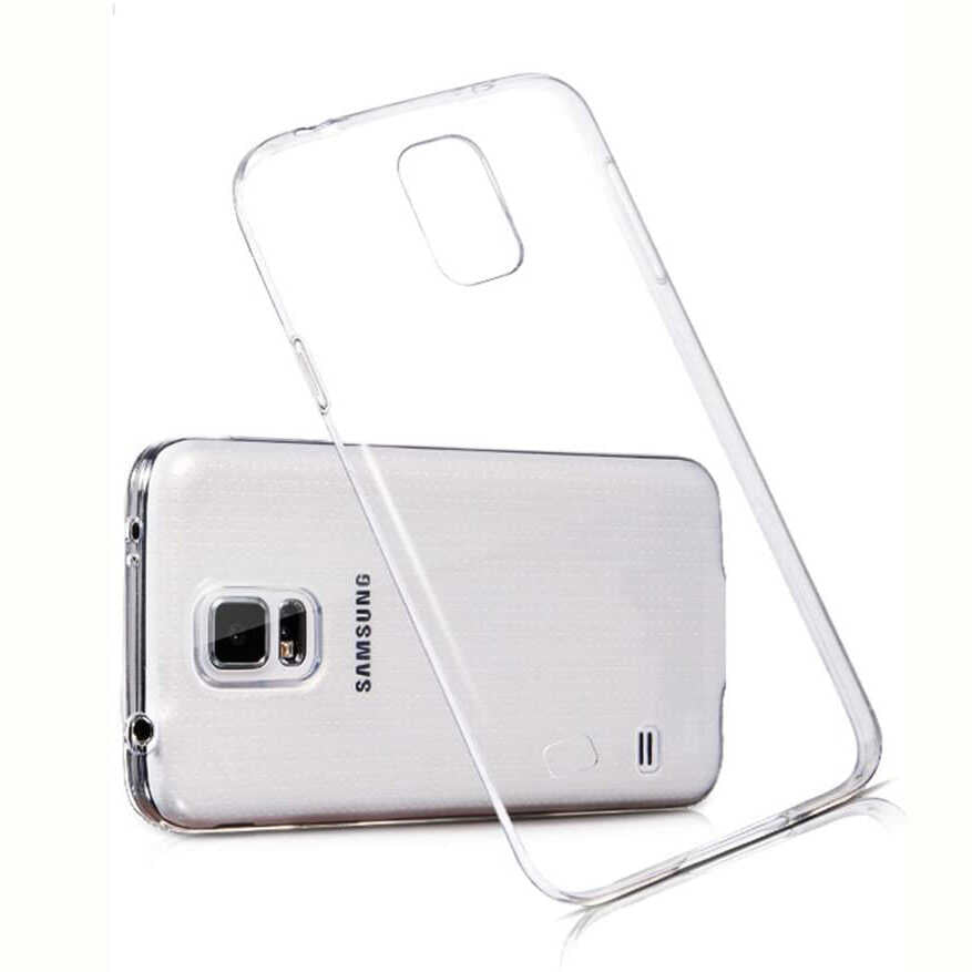 Galaxy S5 İ9600 Kılıf Zore Süper Silikon Kapak Renksiz