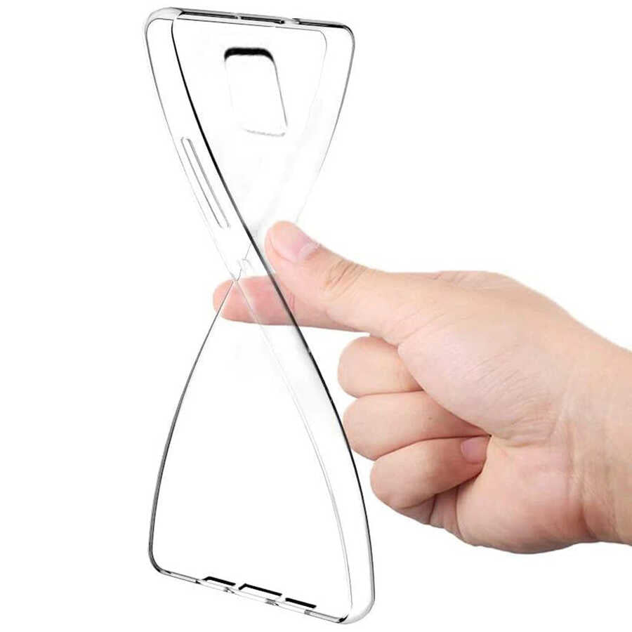 Galaxy S5 İ9600 Kılıf Zore Süper Silikon Kapak Renksiz