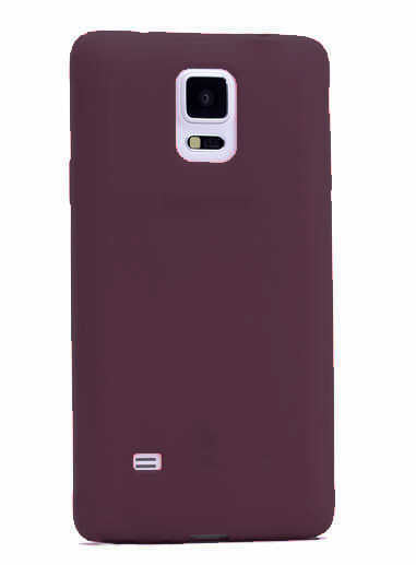 Galaxy S5 Kılıf Zore Premier Silikon Kapak Mürdüm