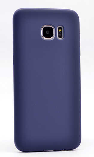 Galaxy S6 Edge Kılıf Zore Premier Silikon Kapak Lacivert