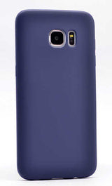 Galaxy S6 Edge Kılıf Zore Premier Silikon Kapak Lacivert