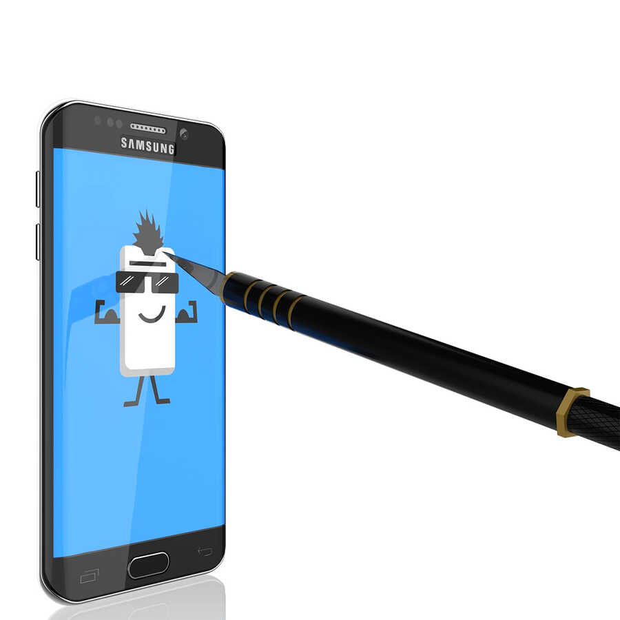 Galaxy S7 Edge Davin Seramik Ekran Koruyucu Siyah