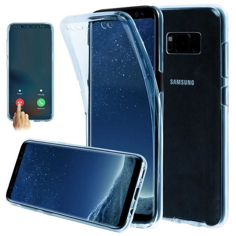 Galaxy S8 Kılıf Zore Enjoy Kapak Renksiz