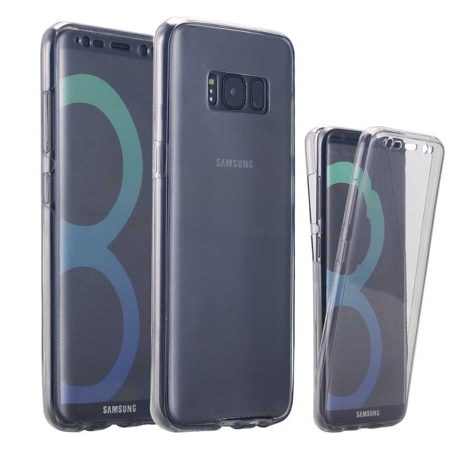 Galaxy S8 Kılıf Zore Enjoy Kapak Renksiz